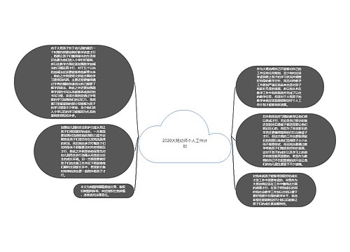 2020大班幼师个人工作计划