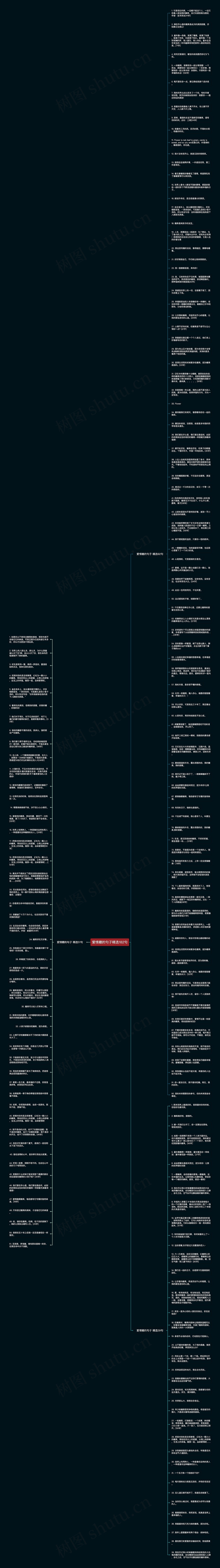 爱情糖的句子精选182句思维导图