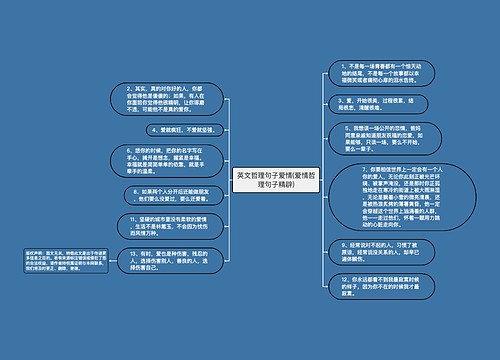 英文哲理句子爱情(爱情哲理句子精辟)