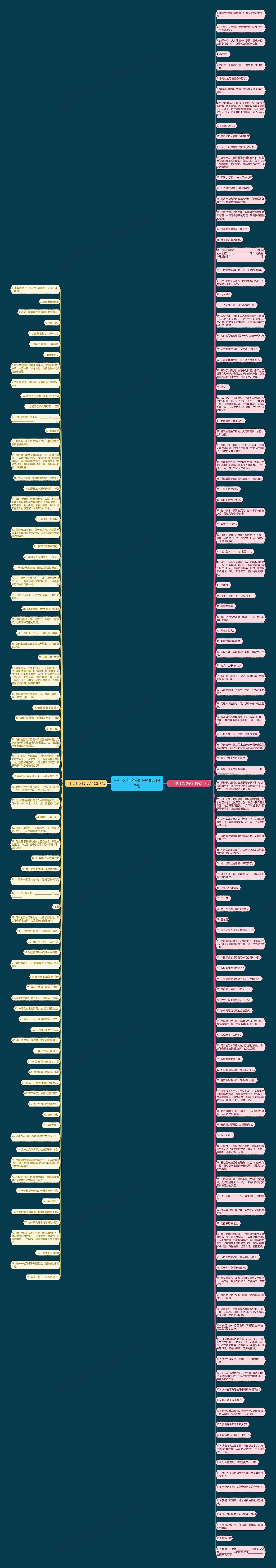 一什么什么的句子精选197句思维导图