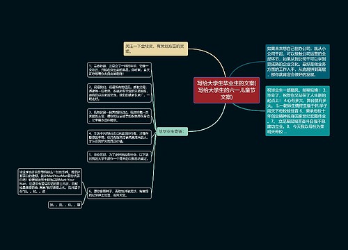 写给大学生毕业生的文案(写给大学生的六一儿童节文案)