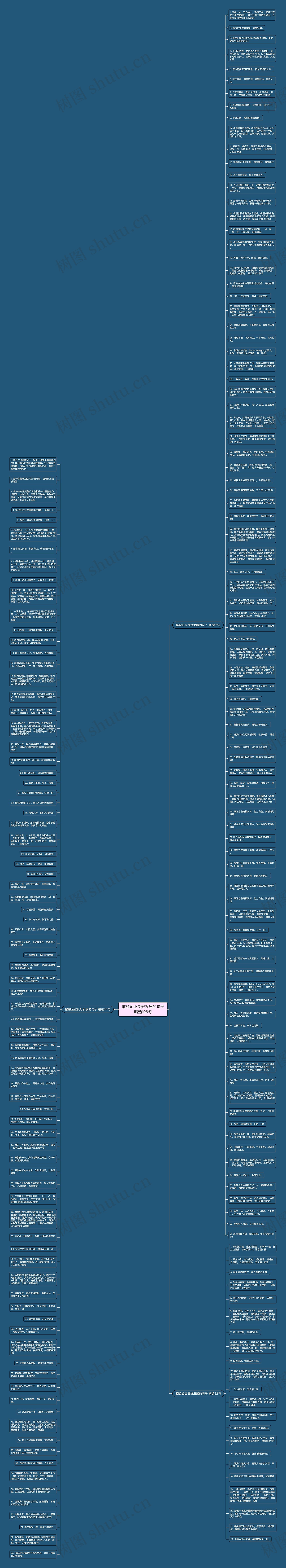 描绘企业良好发展的句子精选196句思维导图