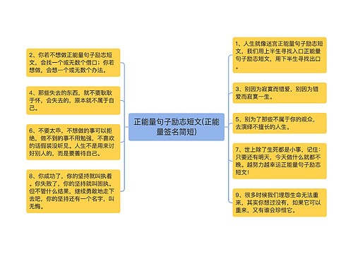 正能量句子励志短文(正能量签名简短)