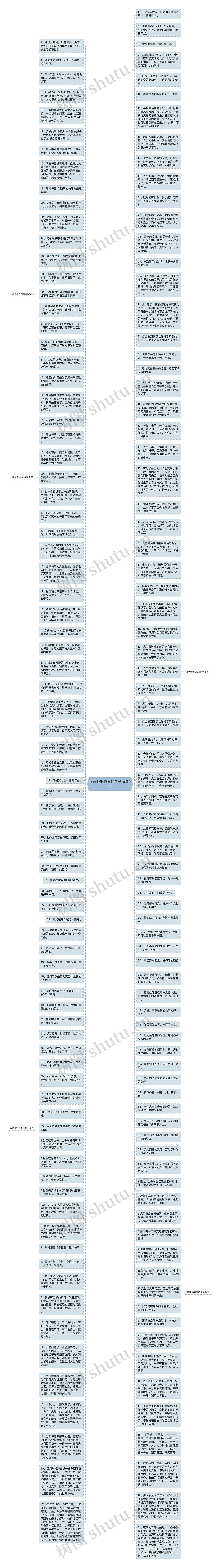 很意外很惊喜的句子精选9句思维导图