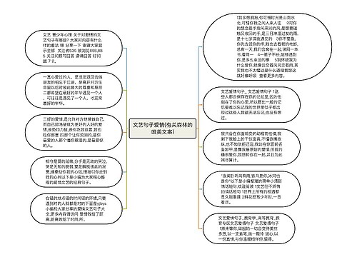 文艺句子爱情(有关森林的唯美文案)