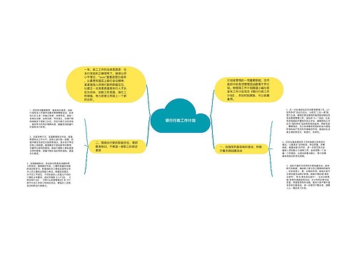 银行行政工作计划