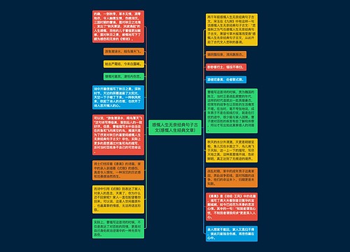感慨人生无奈经典句子古文(感慨人生经典文章)