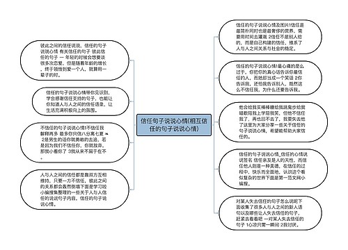 信任句子说说心情(相互信任的句子说说心情)