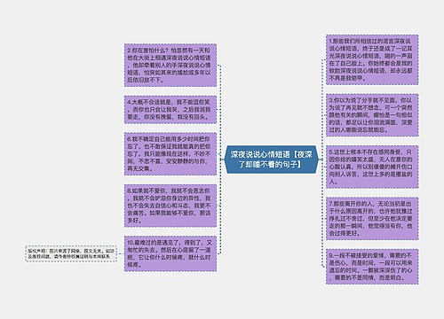 深夜说说心情短语【夜深了却睡不着的句子】