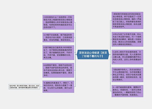 深夜说说心情短语【夜深了却睡不着的句子】