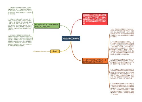 安全学校工作计划