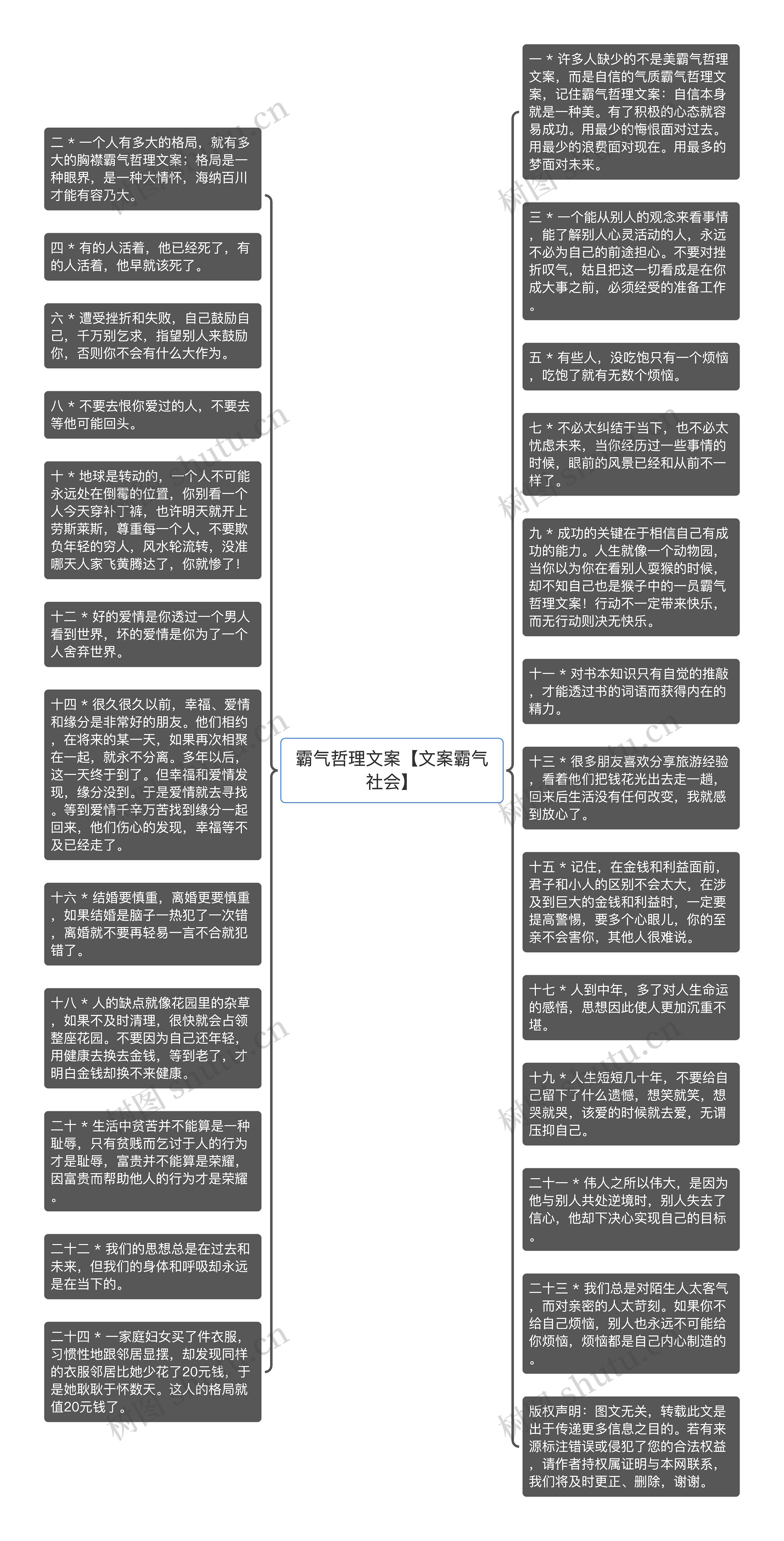 霸气哲理文案【文案霸气社会】