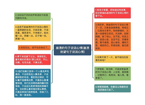 崩溃的句子说说心情(崩溃绝望句子说说心情)