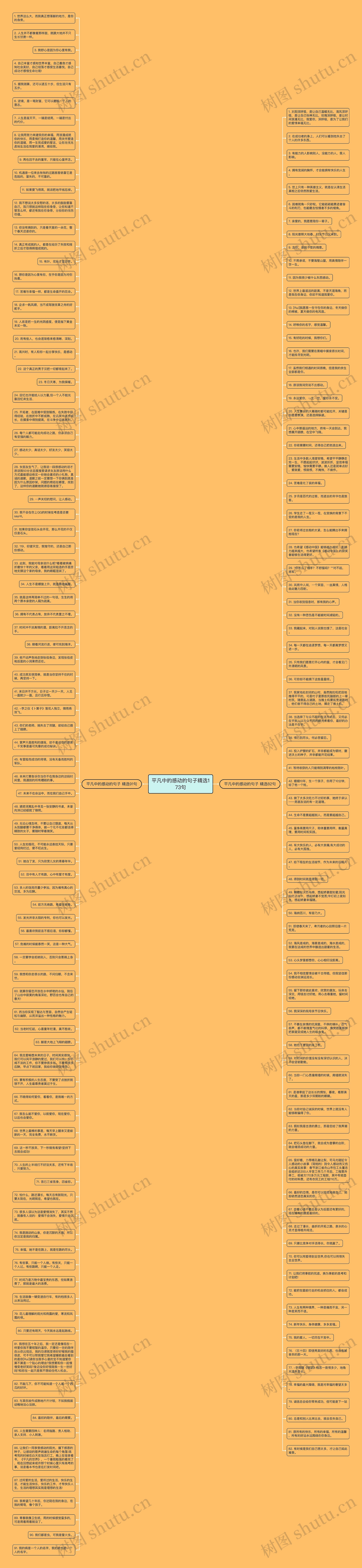 平凡中的感动的句子精选173句思维导图