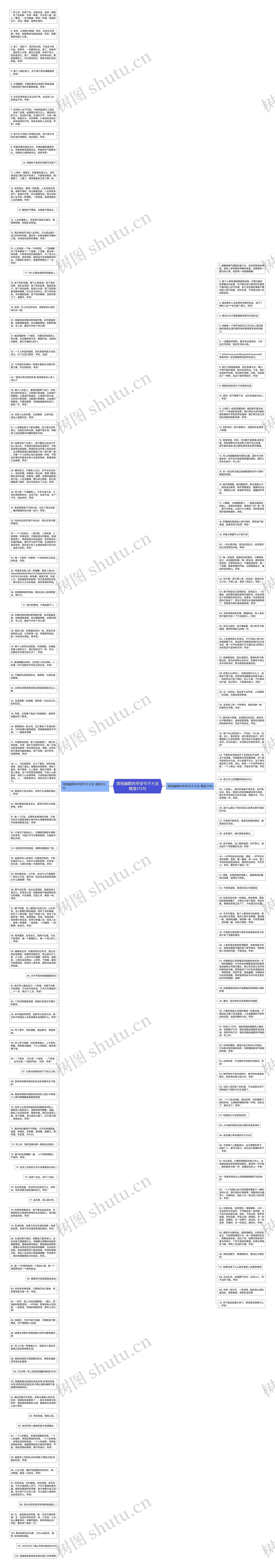 简短幽默的早安句子大全精选172句思维导图