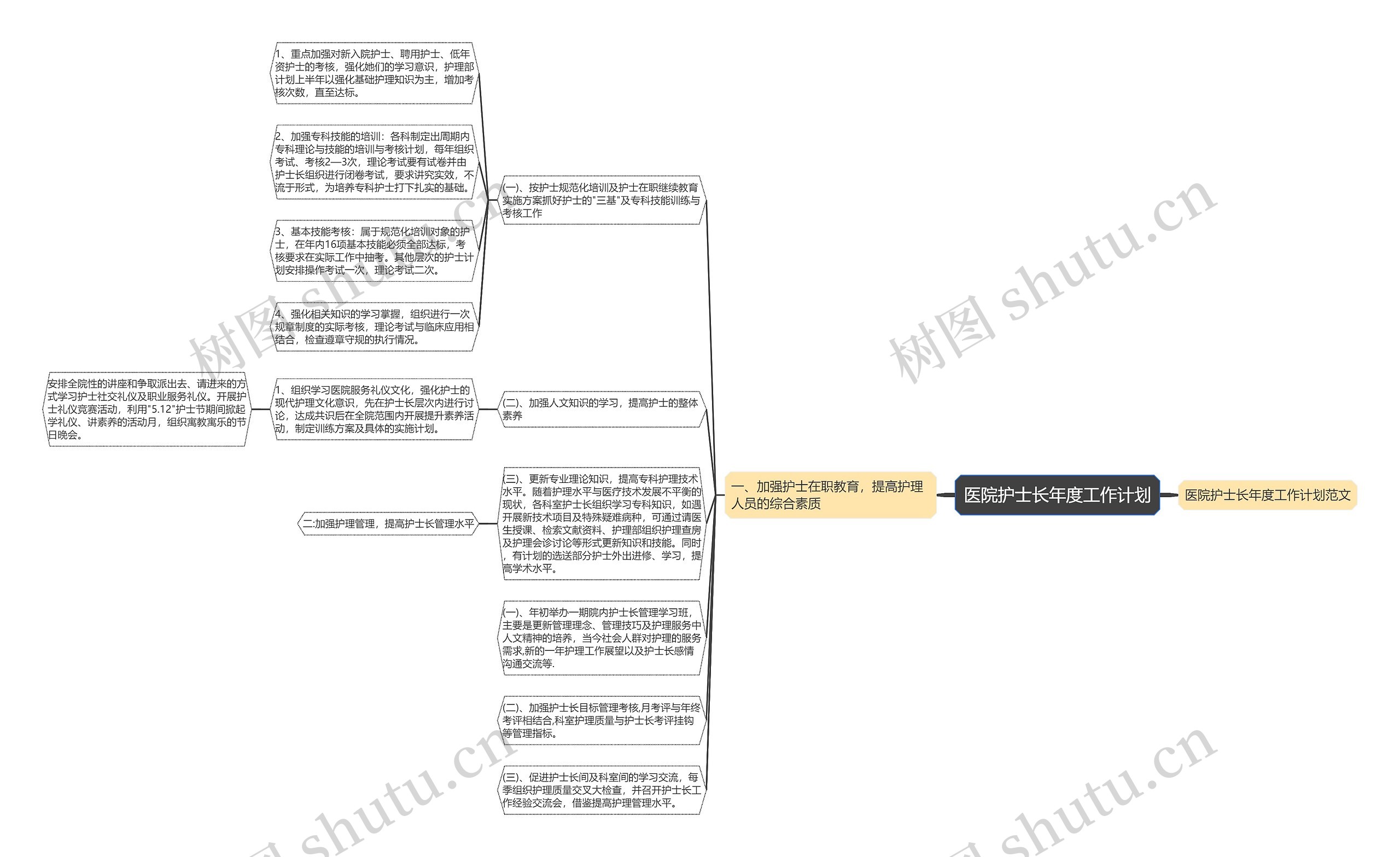 医院护士长年度工作计划