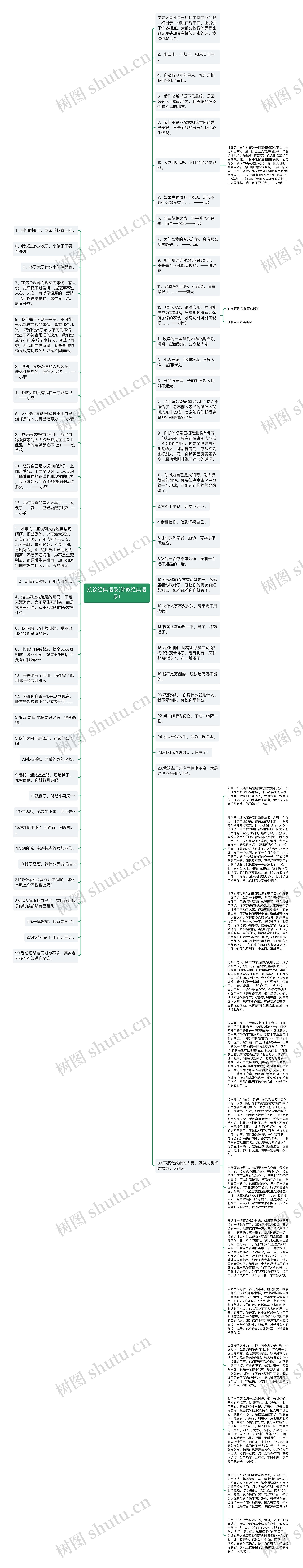 抗议经典语录(佛教经典语录)思维导图