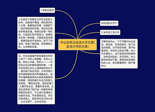 毕业后再次走进大学文案(走进大学的文案)