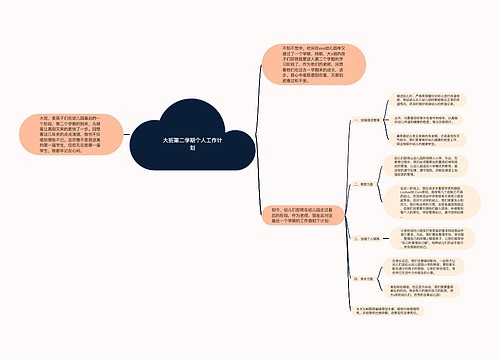 大班第二学期个人工作计划