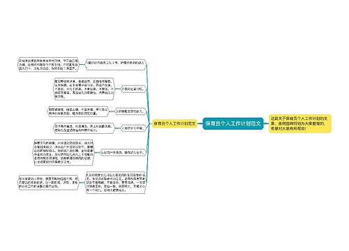 保育员个人工作计划范文 保育员个人工作计划范文