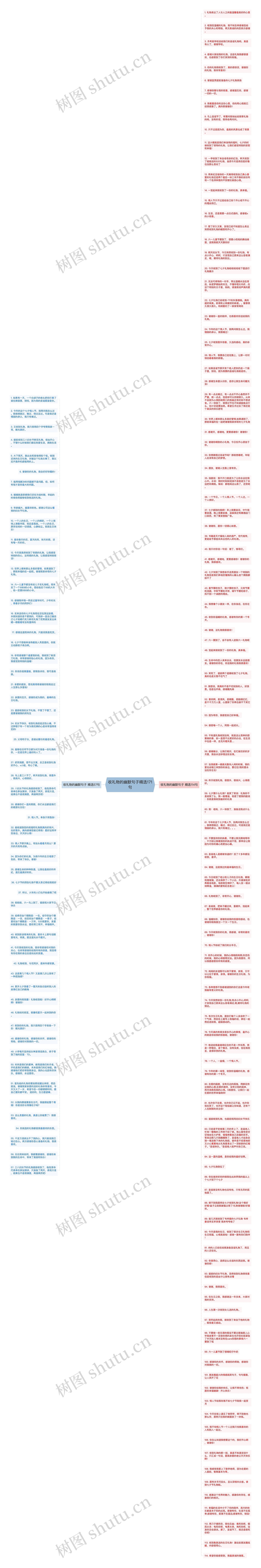 收礼物的幽默句子精选171句思维导图