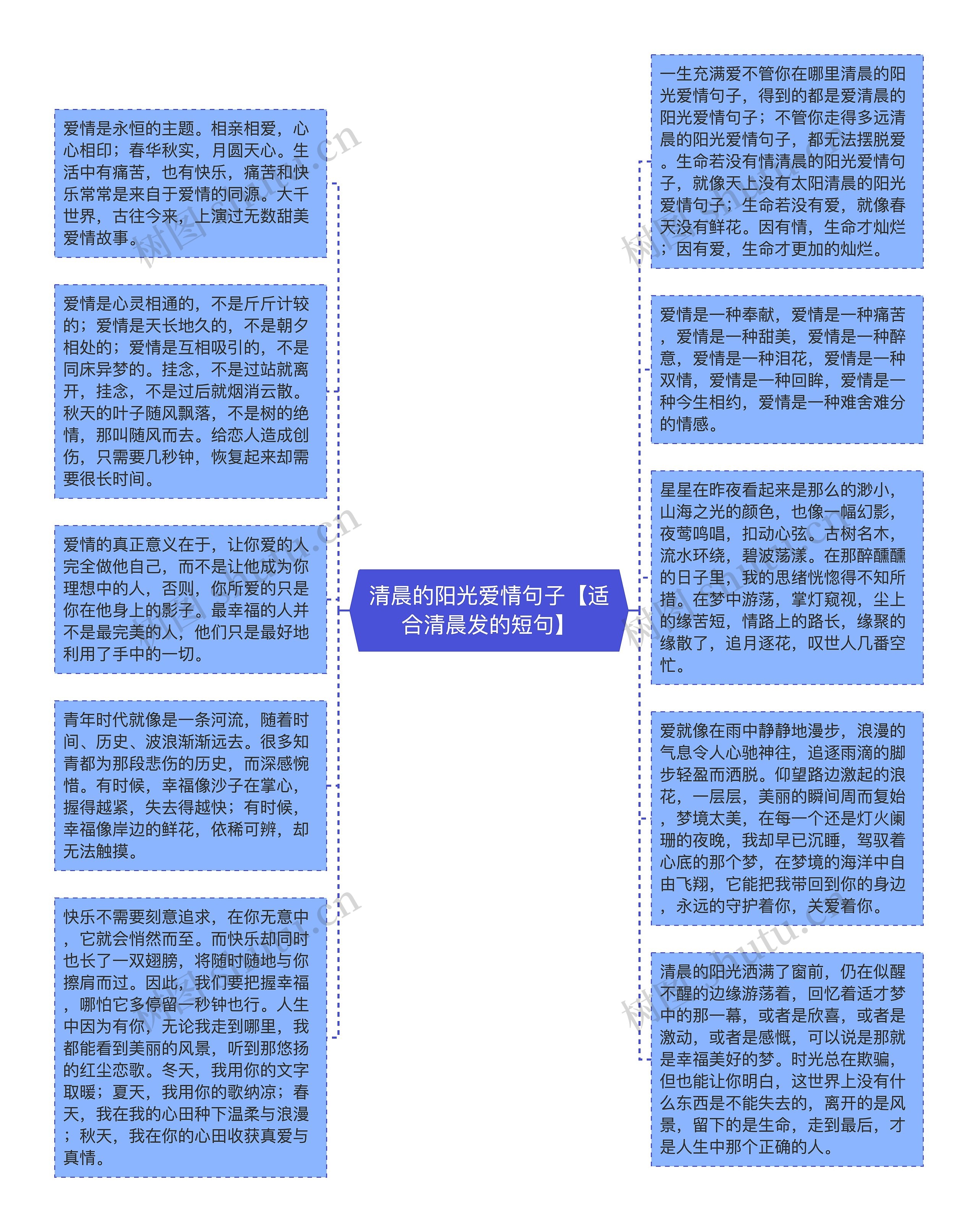 清晨的阳光爱情句子【适合清晨发的短句】