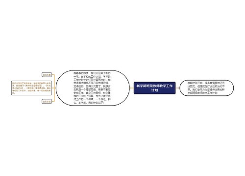 新学期班级教师教学工作计划