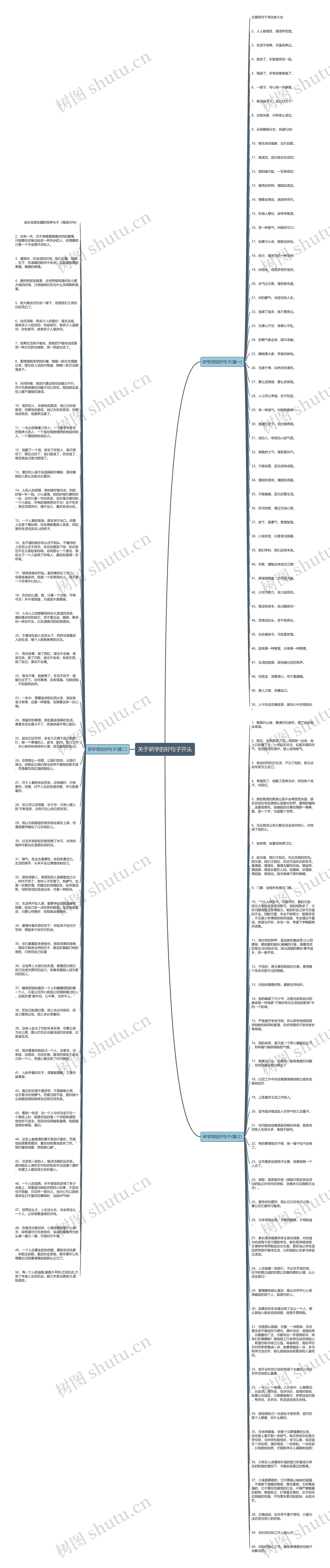 关于研学的好句子开头思维导图