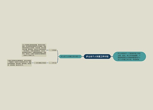 护士长个人年度工作计划