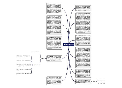 医院护士学习计划