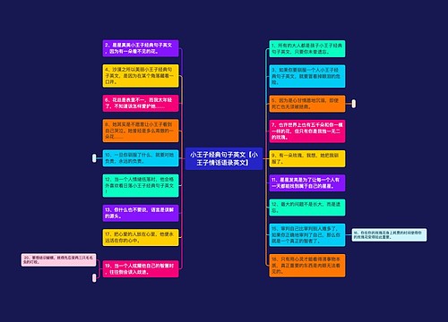 小王子经典句子英文【小王子情话语录英文】