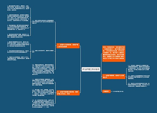 护士护理工作计划书