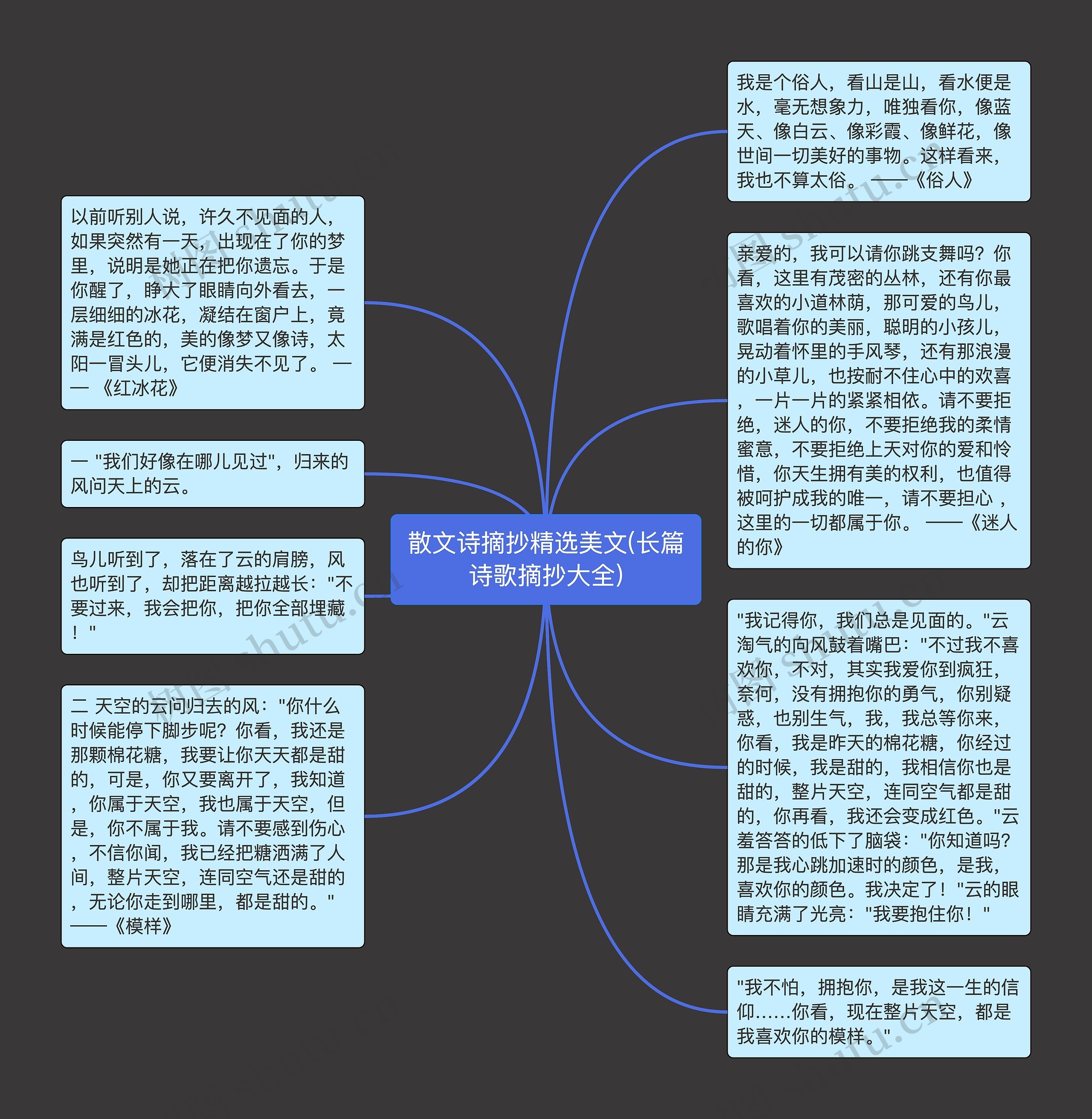 散文诗摘抄精选美文(长篇诗歌摘抄大全)