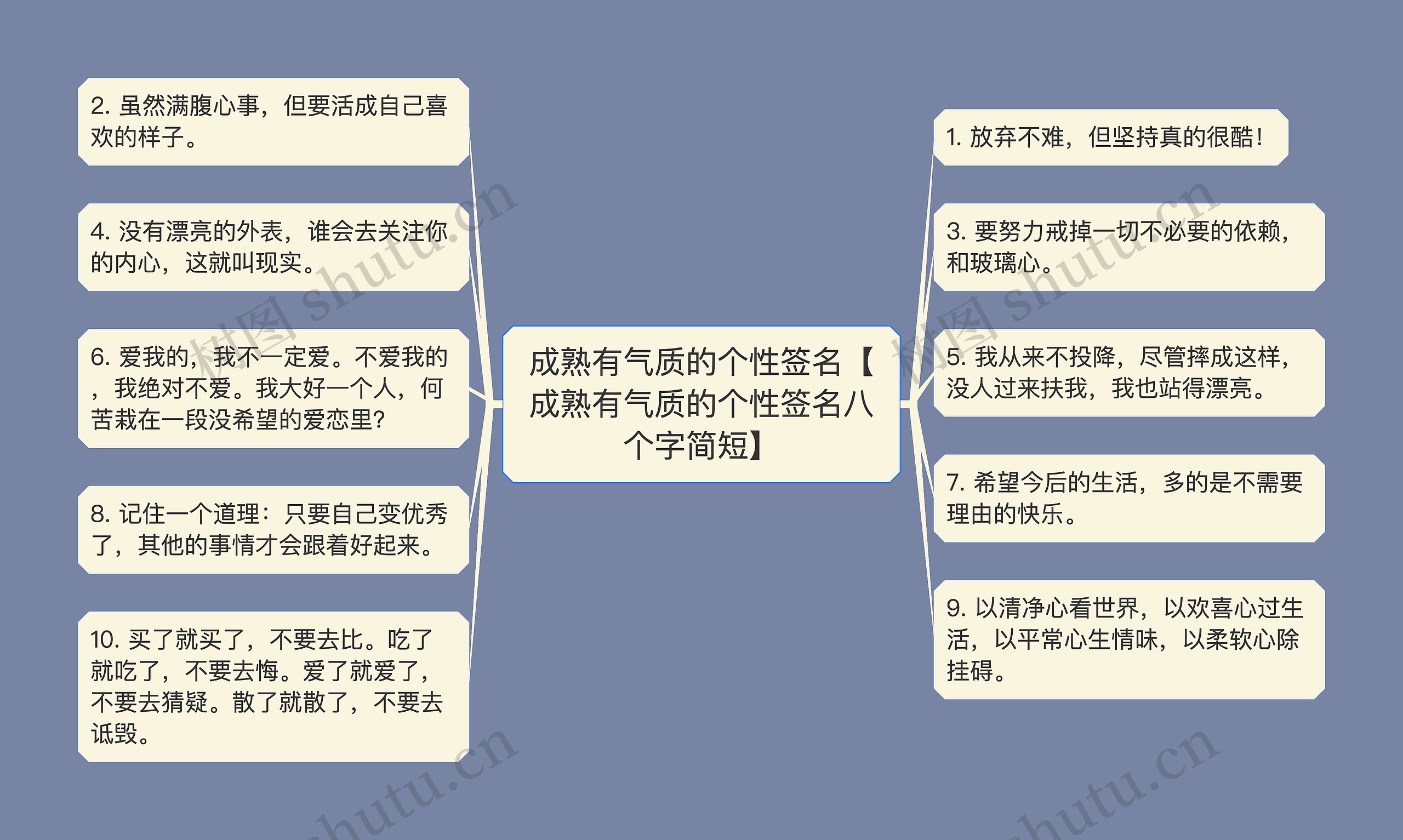 成熟有气质的个性签名【成熟有气质的个性签名八个字简短】