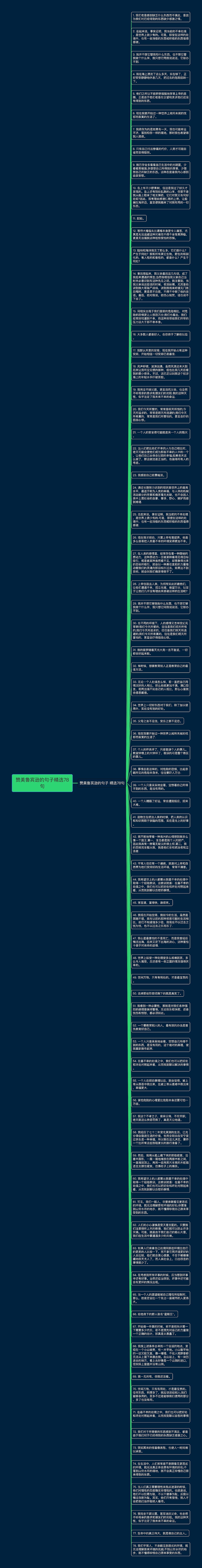 赞美鲁宾逊的句子精选78句思维导图