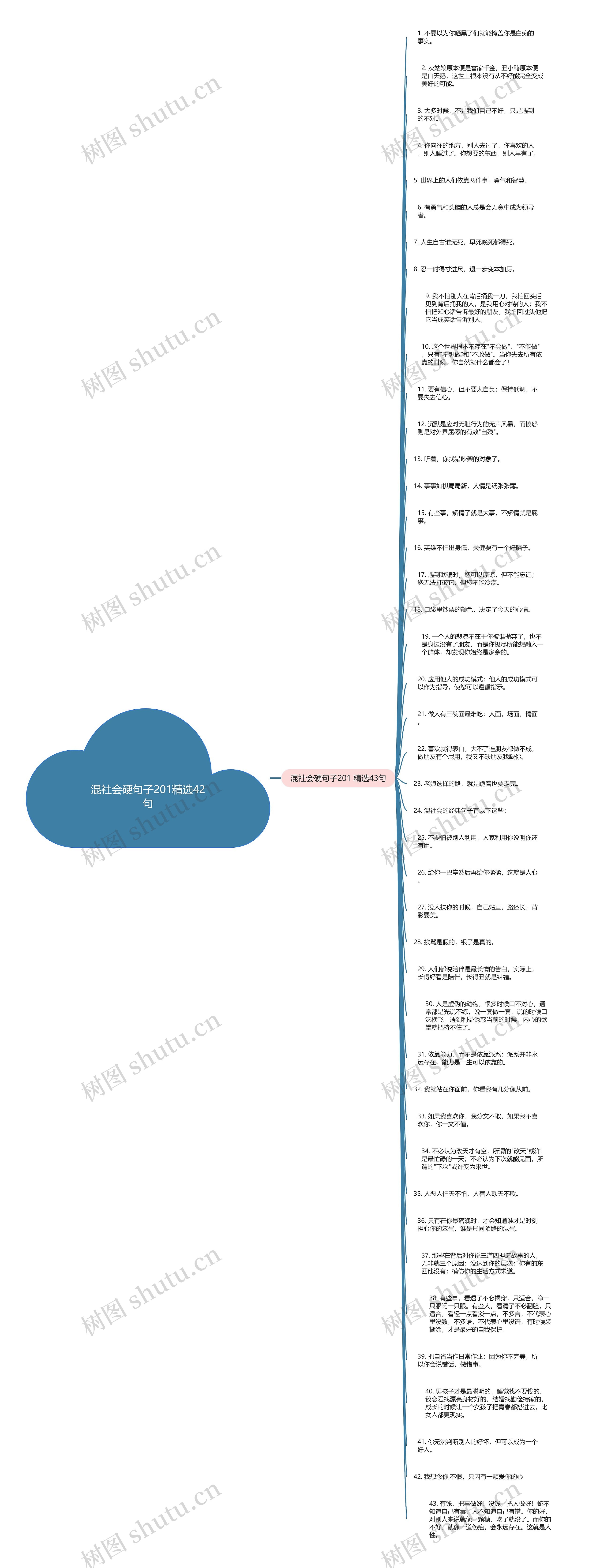 混社会硬句子201精选42句思维导图