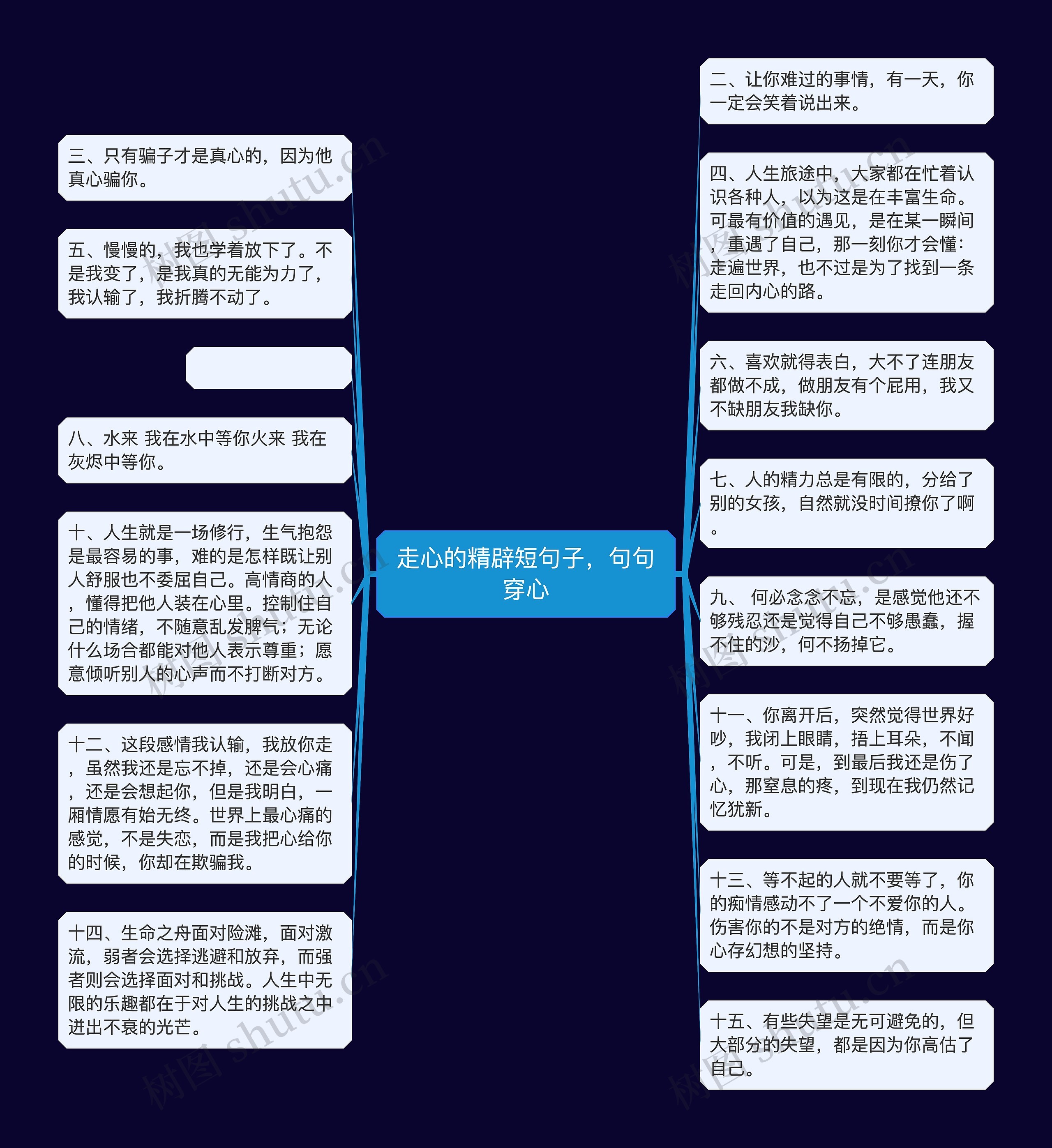 走心的精辟短句子，句句穿心