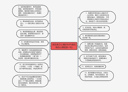 用花表示心情的句子(晒花草的心情短语一句)