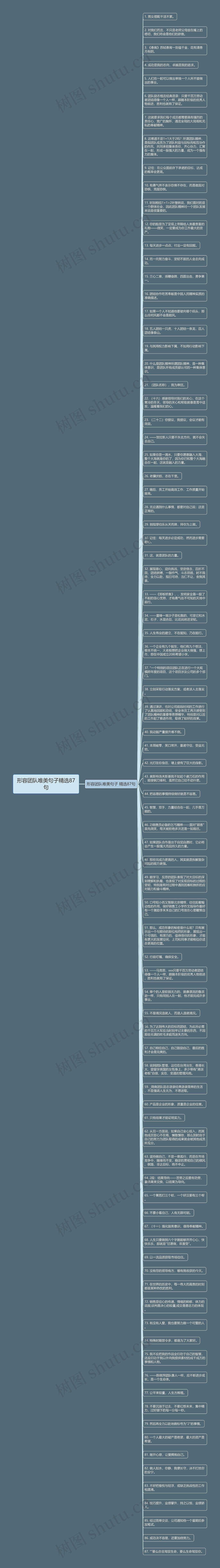 形容团队唯美句子精选87句思维导图