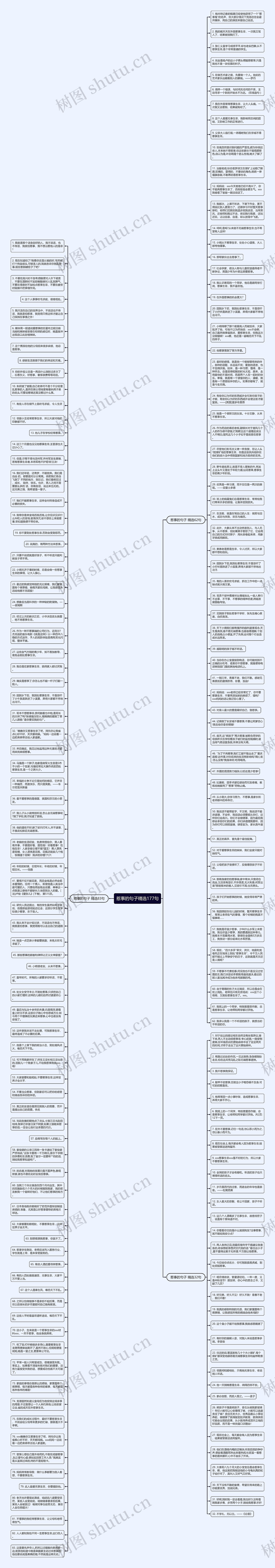 惹事的句子精选177句思维导图