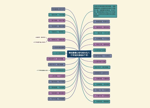 情话最暖心短句给女生八个字(短句情话8个字)