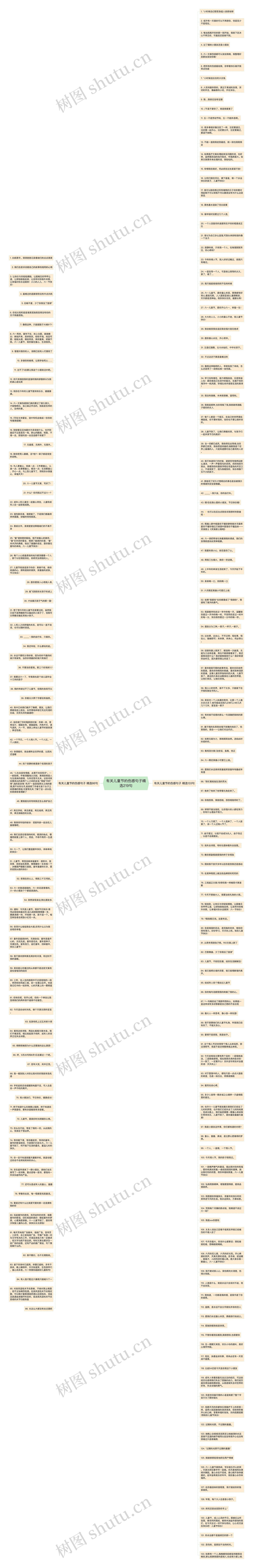 有关儿童节的伤感句子精选219句思维导图