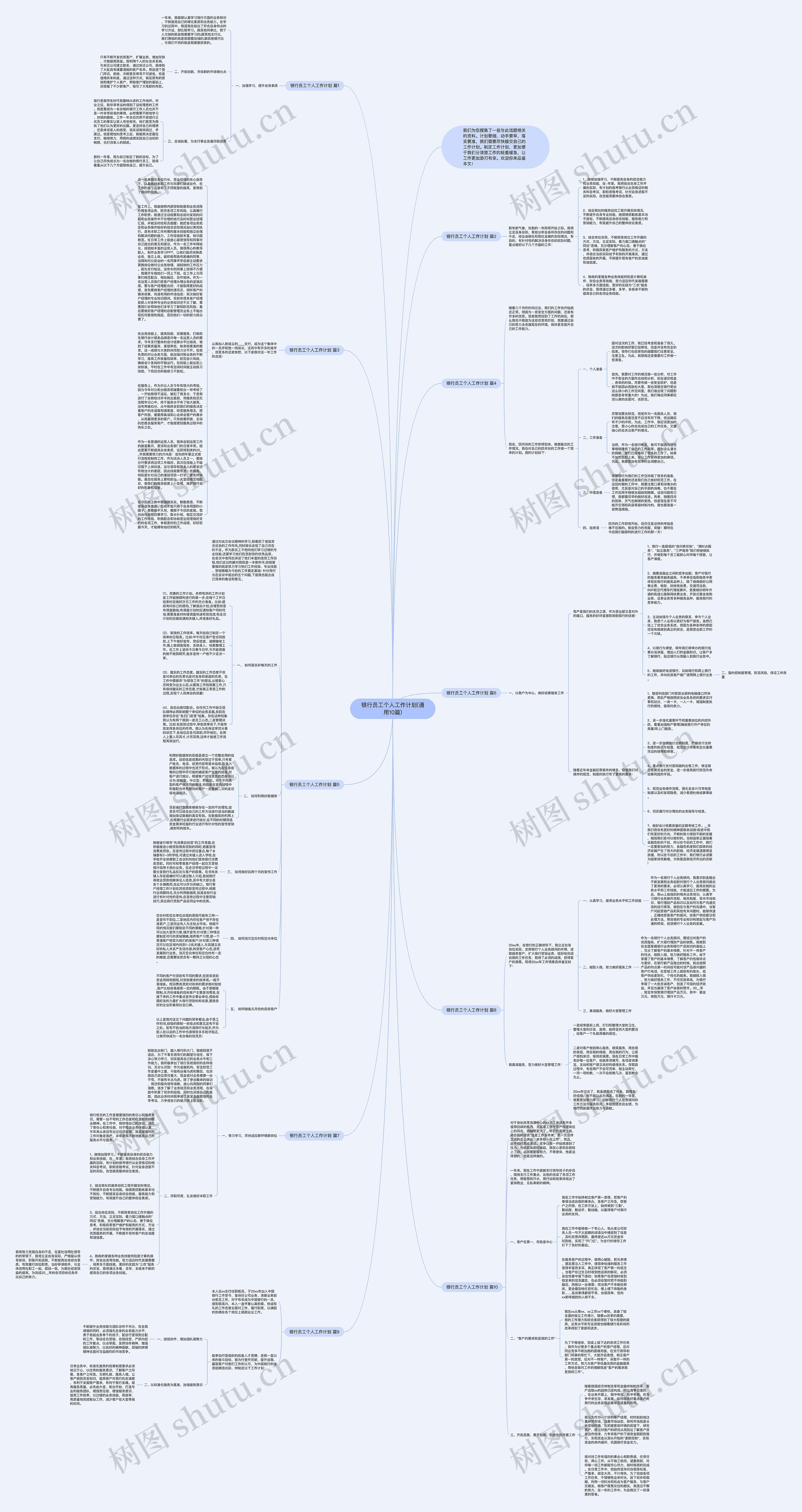 银行员工个人工作计划(通用10篇)