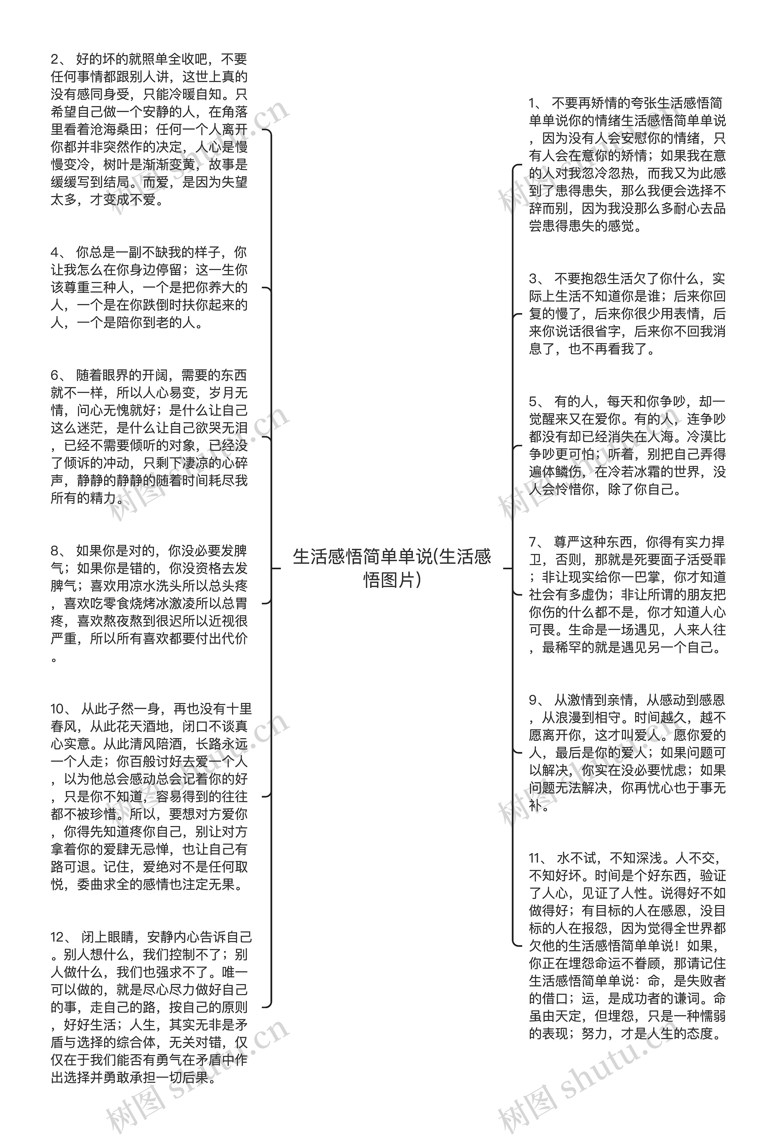 生活感悟简单单说(生活感悟图片)