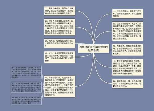 感情哲理句子精辟(哲学的经典语录)