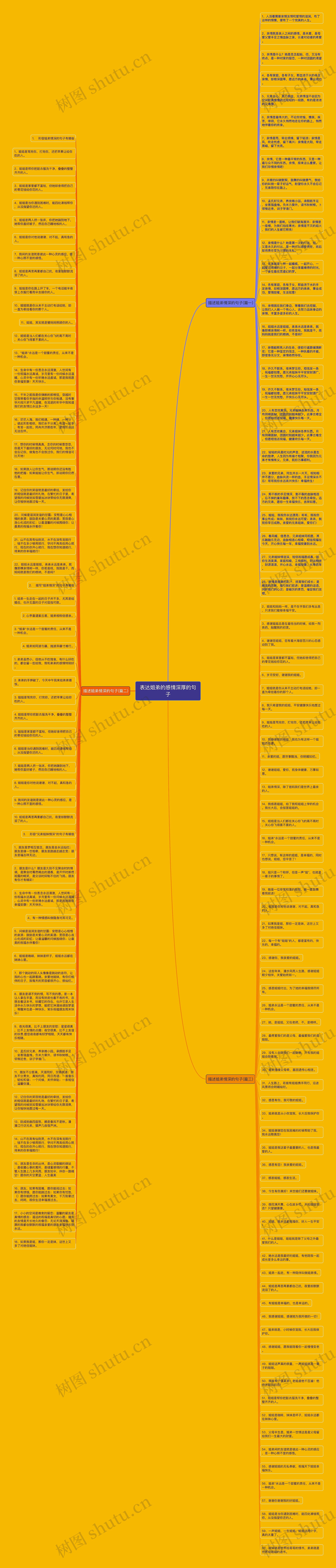 表达姐弟的感情深厚的句子思维导图