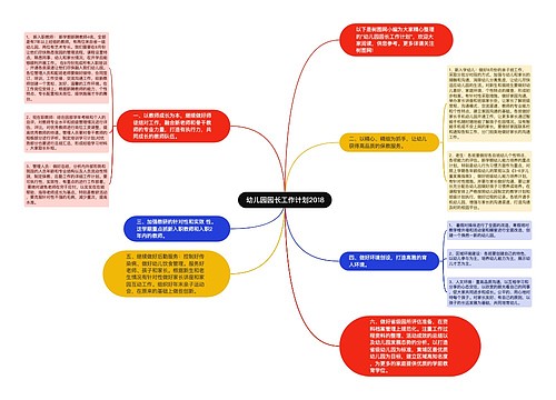 幼儿园园长工作计划2018