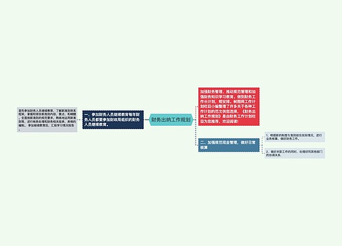 财务出纳工作规划