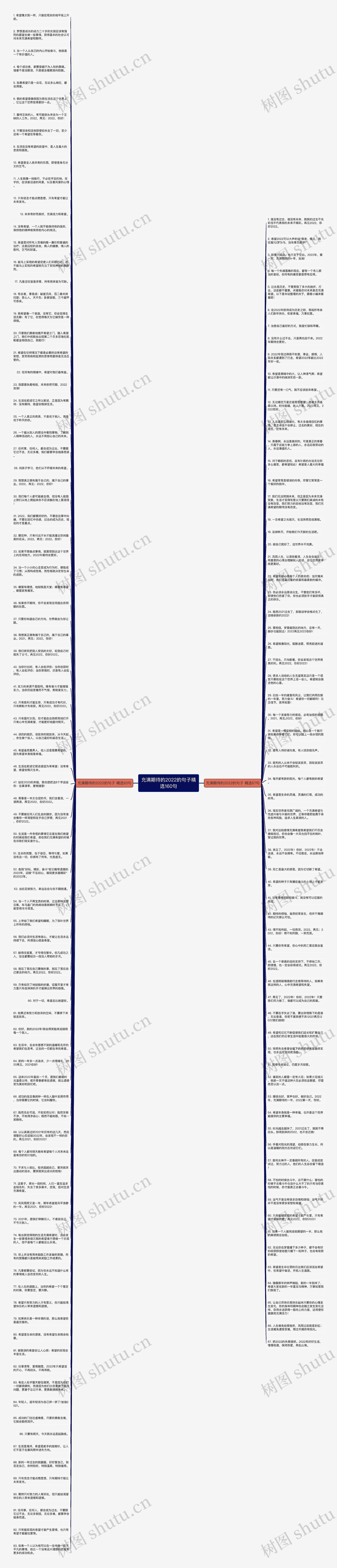 充满期待的2022的句子精选160句思维导图