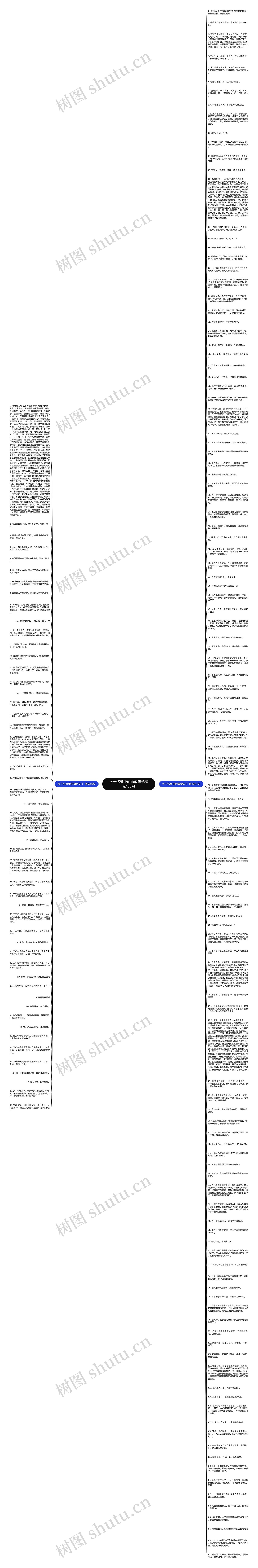 关于名著中的勇敢句子精选166句思维导图